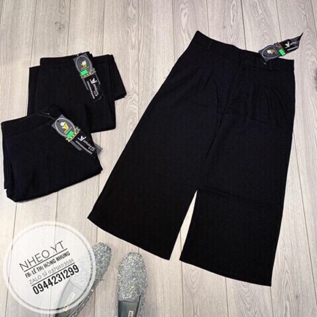 Quần Culottes suông lửng