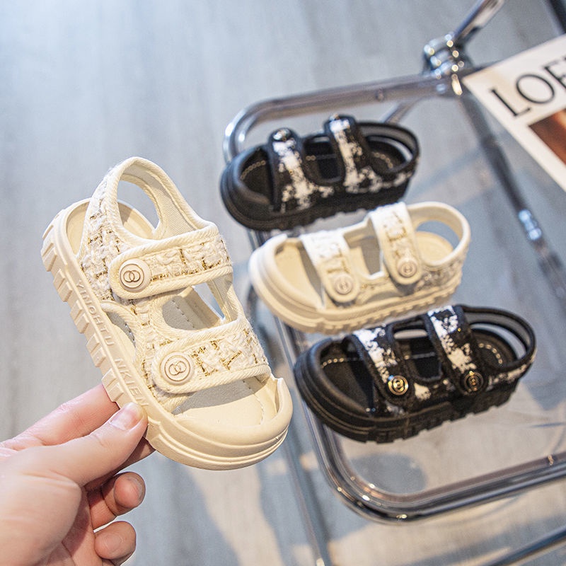 [Hàng Mới Về] Giày Sandal Công Chúa Đế Mềm Chống Trượt Thoải Mái Phong Cách Xiaoxiang Cho Bé Gái