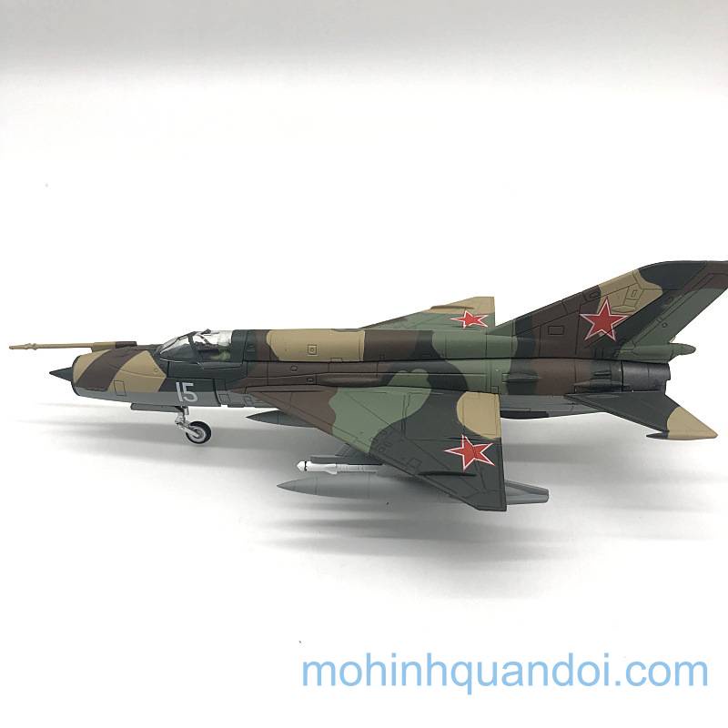 Mô hình máy bay Mig-21 Hợp kim dài 22cm