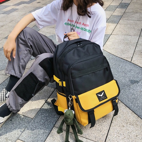 Bộ Balo Nam Nữ Phối Màu Thời Trang BL474 Và Túi Đeo Chéo Tiện Lợi LAZA TX486