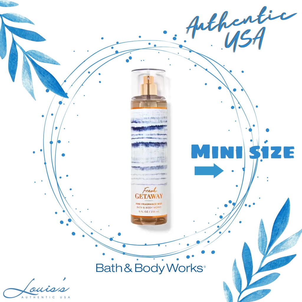 FRESH GETAWAY  - Body mist | Xịt thơm toàn thân Bath & Body Works Mỹ