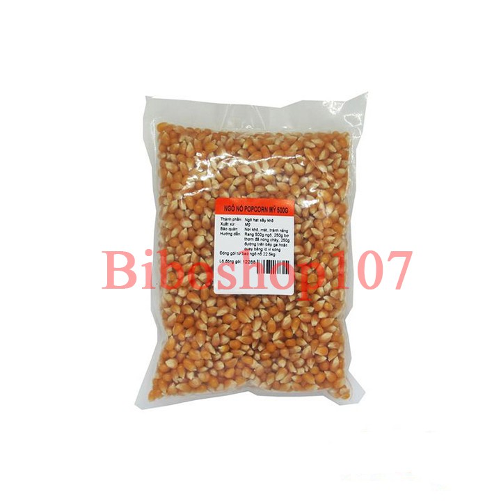 Combo làm bắp rang bơ (500g Ngô Mỹ + 200g Bơ Cái Lân)