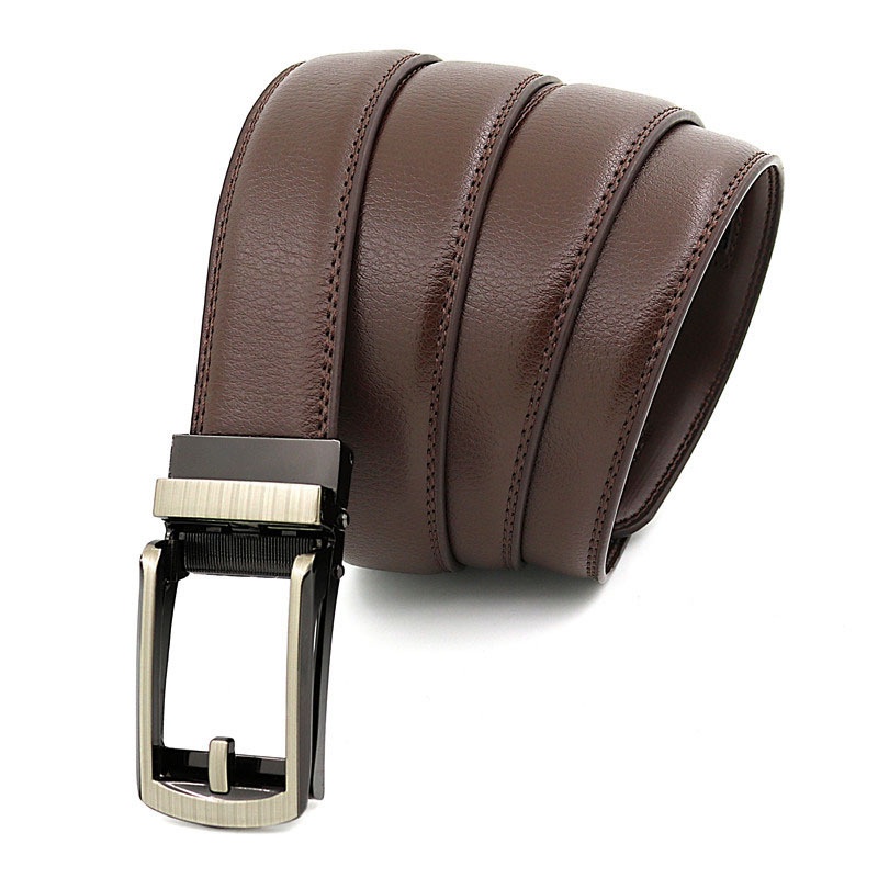 Thắt Lưng Da Pu Khóa Tự Động Chất Lượng Cao Thời Trang Cho Nam
