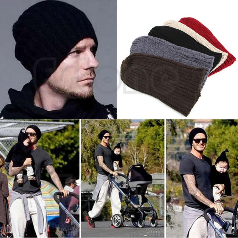 Mũ beanie Trùm Đầu Giữ Ấm Thời Trang Unisex