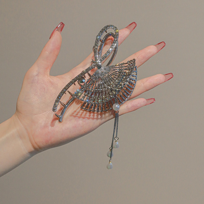 Phụ kiện tóc thời trang mới Kẹp tóc nữ hàn quốc Kẹp tóc quạt cao cấp