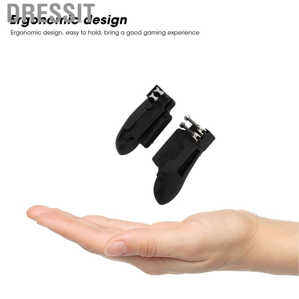 Dressit 1 Pair Tablet Gamepad Universal 6 Fingers Game Handle Controller Holder Accessory