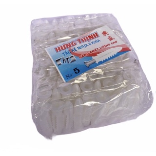 LỞ NHỰA , TẮC KÊ NHỰA 6 KHÍA 5 VỈ = 50 CON