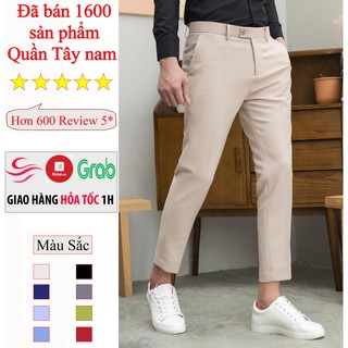 Quần tây nam Edana Menswear cao cấp, co dãn, 6 màu ,dáng đứng không nhăn dành cho nam cân nặng 45-78kg