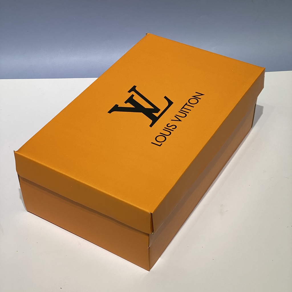 PK Hộp giấy carton Louis Vuitton LV đựng giày dép quần áo mũ nón gói quà đóng hàng giá rẻ kèm bill thẻ giấy lụa
