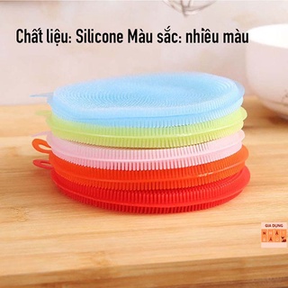  Miếng Rửa Chén Bát Silicon Siêu Bền [RỬA BÁT SILICON]