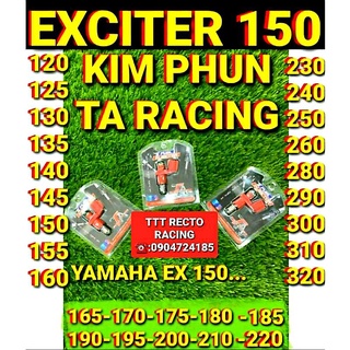 Kim phun yamaha exciter 150 đời 2015 đến 2018 ta racing từ size 110cc đến 320cc
