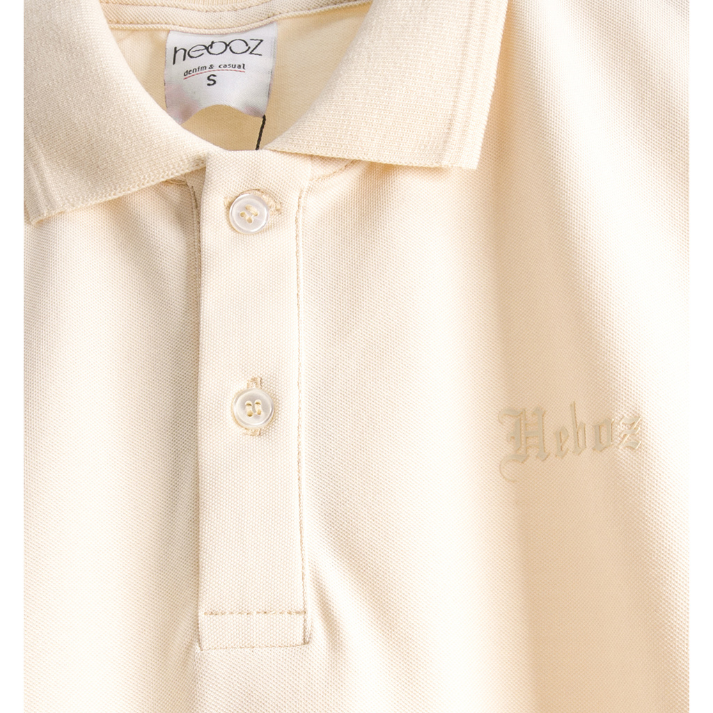 Áo thun polo nam ngắn tay HEBOZ vải cotton pha co giãn 4 chiều đẹp in logo, form slimfit basic - 00000673 | BigBuy360 - bigbuy360.vn