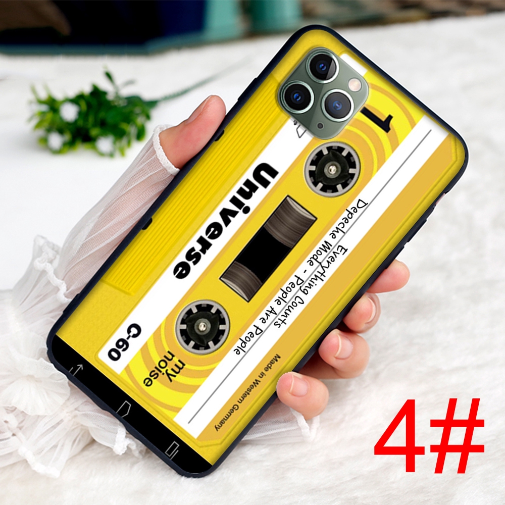 Ốp Điện Thoại Mềm Hình Băng Cassette Cho Iphone 12 Mini 11 Pro Max 7 8 Se
