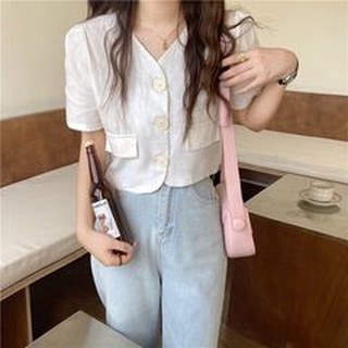 Áo sơ mi kiểu trắng trơn