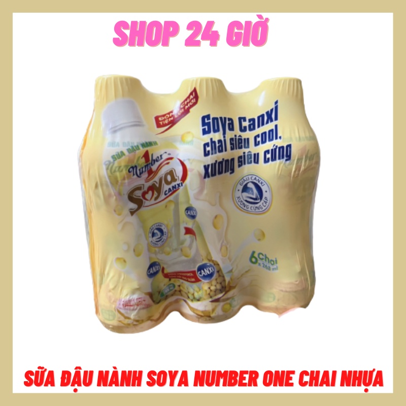 1 Thùng Sữa Đậu Nành SOYA Number 1 Chai Nhựa