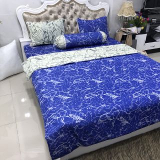 Bộ Drap Thun THÁI LAN 3D mát lạnh 4 món