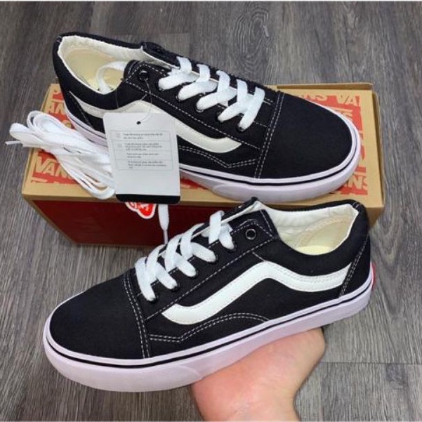 Giày thể thao, giày lười, Giày VANs Vault old skool đen da lộn đủ size nam nữ đủ size 36-43