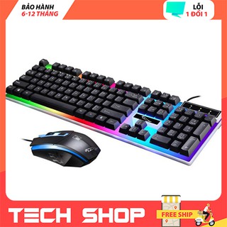 Bộ bàn phím máy tính giả cơ G21 kèm chuột chơi game cực đỉnh, bàn phím có đèn led dành cho game thủ - bh 6 tháng