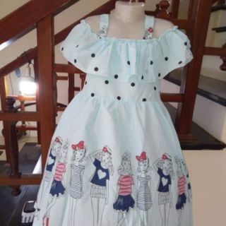 Váy maxi cho bé từ 17_25kg