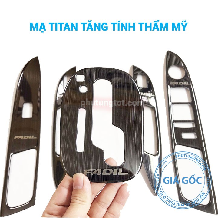 Ốp nội thất Vinfast Fadil xe cho ô tô thêm sang trọng với chất liệu Titan