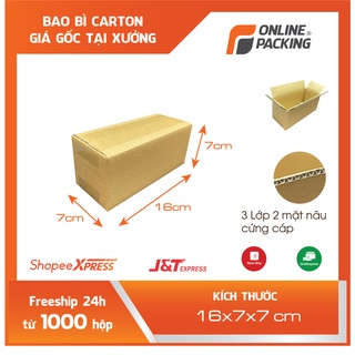 16x7x7 combo 80 hộp carton đóng hàng