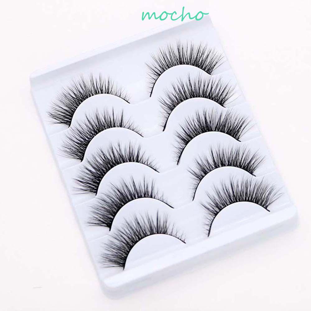 Set 5 Cặp Lông Mi Giả Dày Tự Nhiên Lâu Trôi