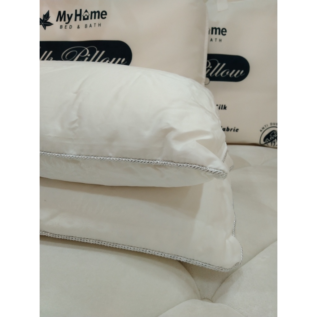 Ruột gối nằm tơ tằm My Home cao cấp siêu mềm mát - Chính hãng Malaysia