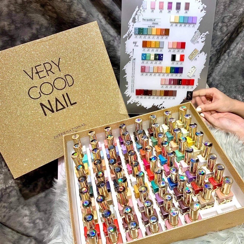 Set sơn verygood vs ysl 68 màu ( tặng kèm 2 bảng màu)