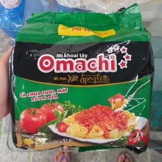 Lốc 5 gói mì Omachi Xốt Spagetti thơm ngon - Shop mesuhao