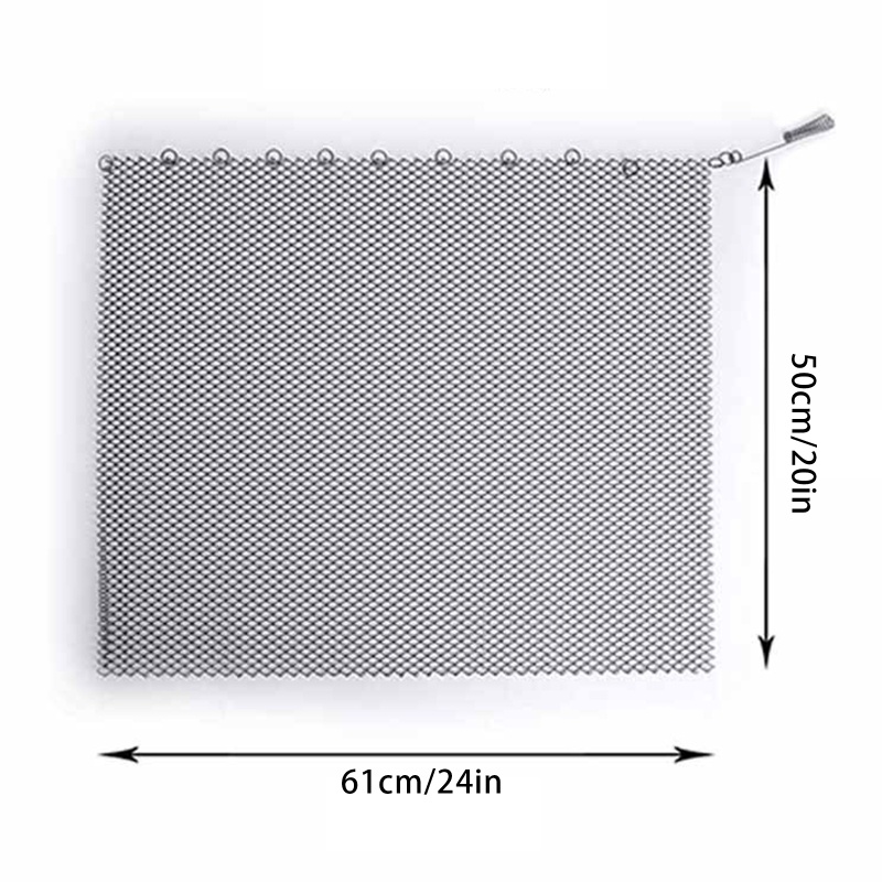 Rèm Cửa Lưới Bằng Kim Loại Rộng 24 &quot;Che Phủ Bugi Trong Nhà