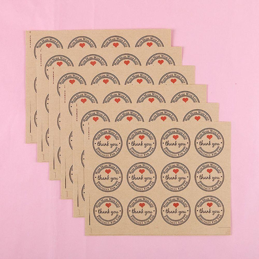 Bộ 10 Tấm Nhãn Dán Hộp Quà In Chữ Thank You 3.5cm Độc Đáo Trang Trí Tiệc Tùng