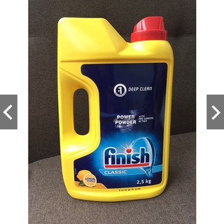Bột rửa bát Finish chanh 2.5kg