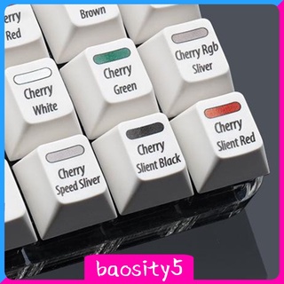 [Baosity5] Cherry Mechanical 12 Key Switch Test Keycaps Kiểm tra Keycaps