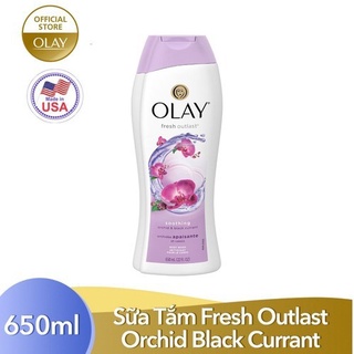 Sữa Tắm Dưỡng Ẩm Olay Fresh Outlast Hoa lan