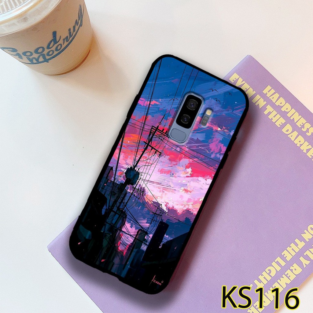 Ốp lưng Samsung S8/S8 Plus/S9/S9 Plus in hình Thành phố về đêm siêu đáng yêu, độc, lạ_KINGSTORE.HN_Ốp SS S8/S8P/S9/S9P