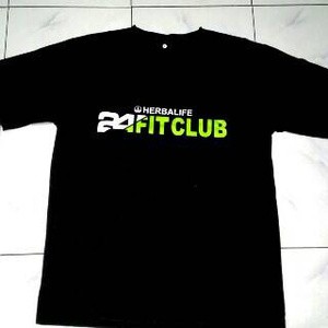 Áo Thun Cotton Mềm In Hình 24 Fitclub Herbalife 30s Chất Lượng Cao Cho Nam