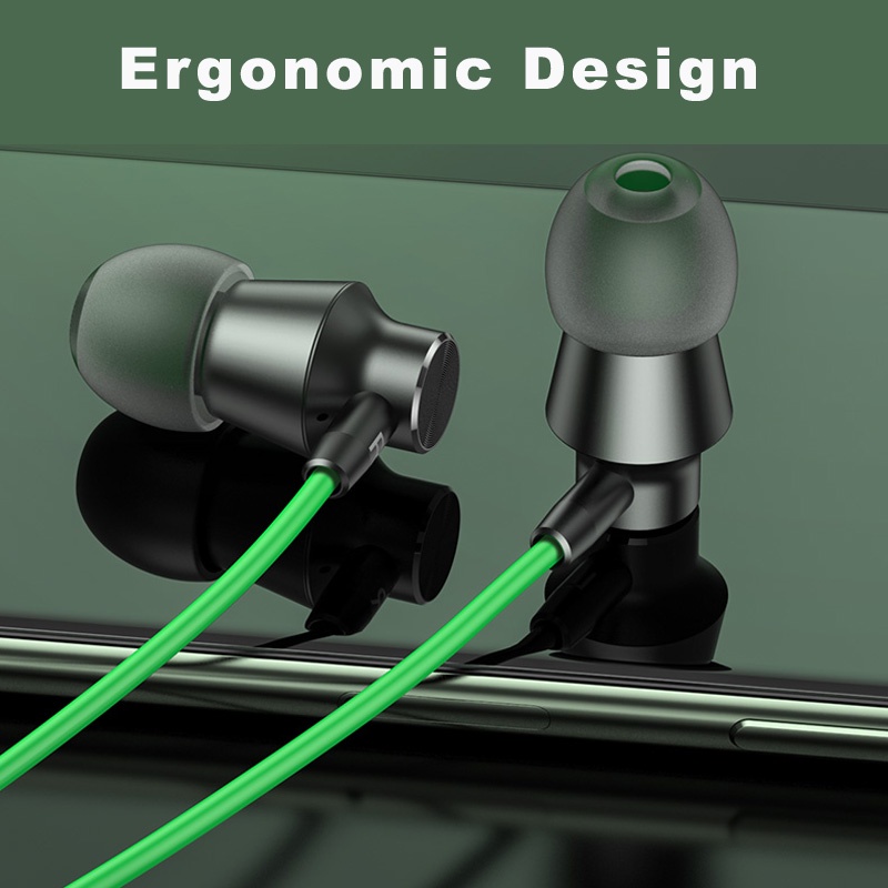 Tai Nghe Nhét Tai Langsdom V7T Type C Có Micro Âm Thanh Stereo Sống Động