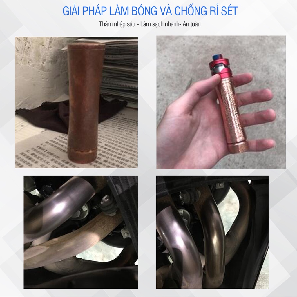 Đánh bóng kim loại Freeme, chống rỉ sét, oxy hóa sử dụng cho mọi loại bề mặt - Nhập khẩu Hàn Quốc DBKL