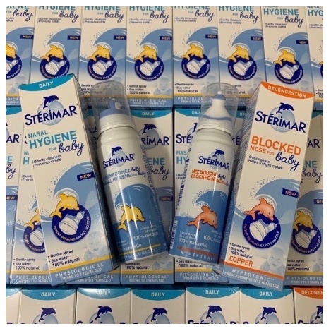 Xịt cá heo Sterimar 100ml hàng Pháp