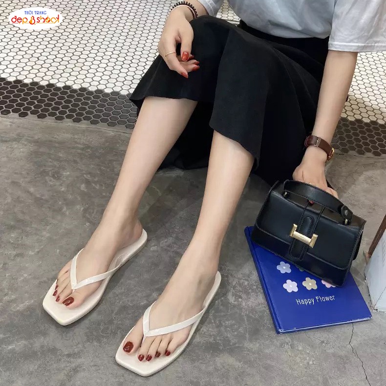 Dép nữ xỏ ngón big size thời trang cao cấp Depvashock MS 12017