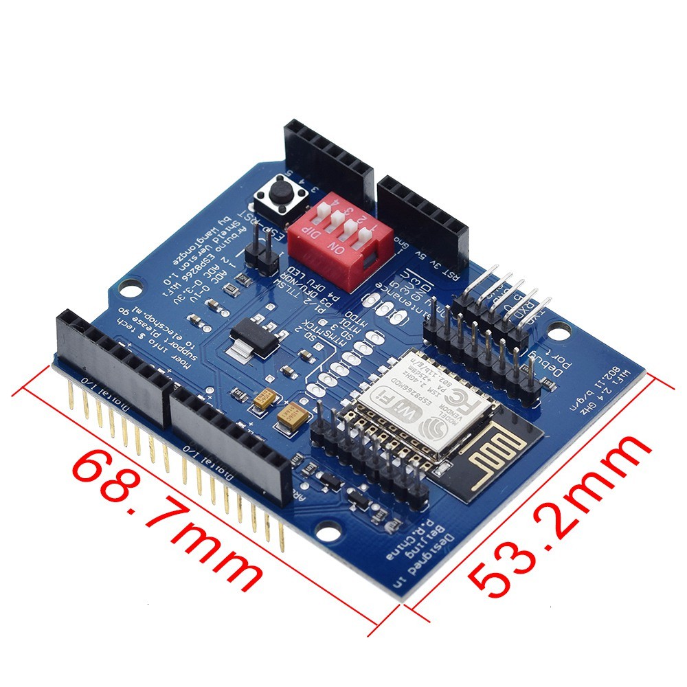 Bảng phát triển lá chắn không dây ESP8266 ESP-12E UART WIFI cho bảng mạch Arduino UNO R3 Mô-đun ONE | BigBuy360 - bigbuy360.vn