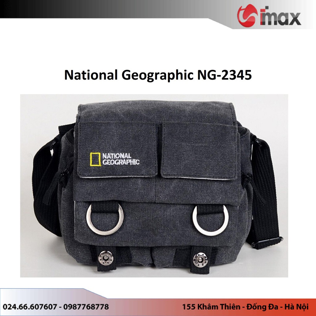 Túi máy ảnh National Geographic NG-2345 (Xám) + Hộp đựng thẻ All in one