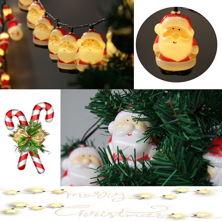 Dây Đèn LED Trang Trí Giáng Sinh (Không Bao Gồm Pin)