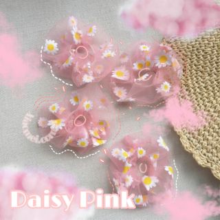 Scrunchies hoa cúc | Cột tóc hoa cúc
