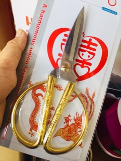 Kéo rồng vàng size to 21cm