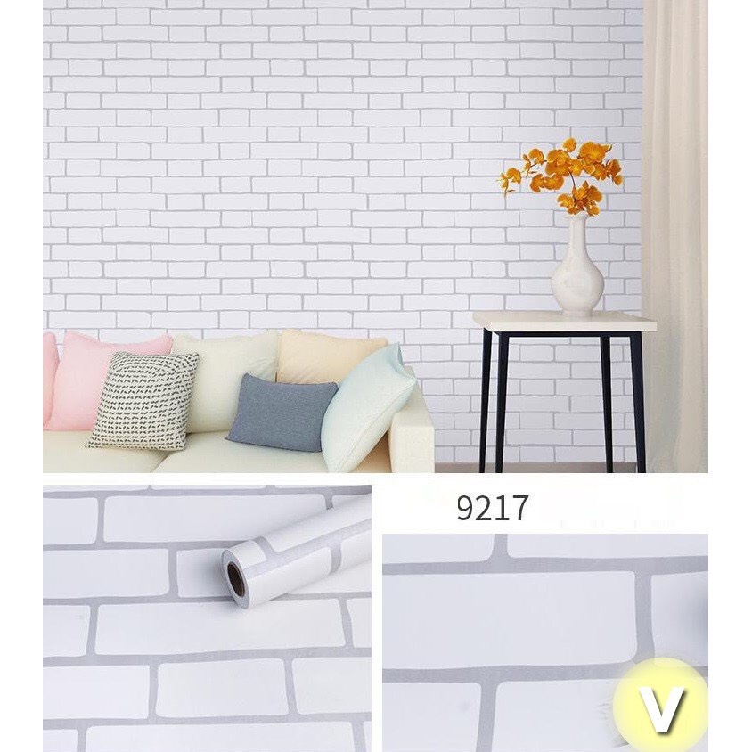 Giấy dán tường , decal trang trí dán tường sẵn keo bóc dán phòng ngủ 3d chống thấm nước nhiều mẫu hoa văn