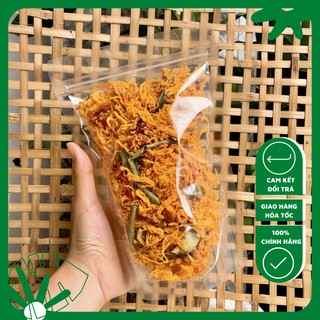 Đồ ăn vặt khô gà lá chanh loại 1 100 gram túi zip