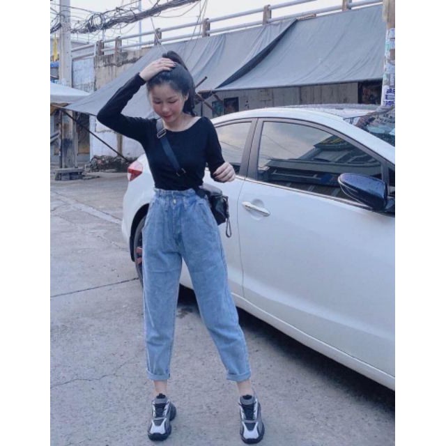 Quần jean cạp cao túi ốp loại 1 giá tốt nhất freeship | BigBuy360 - bigbuy360.vn