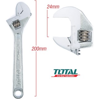 Total Mỏ lết 200mm 8inch Adjustable Wrench THT101083
