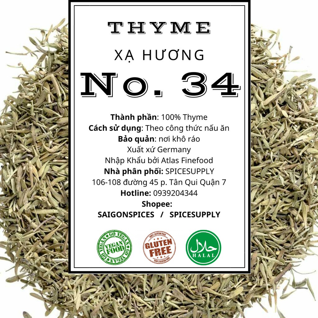 1kg Thyme - cỏ Xạ hương món Âu nhập khẩu Sỉ Wholesale